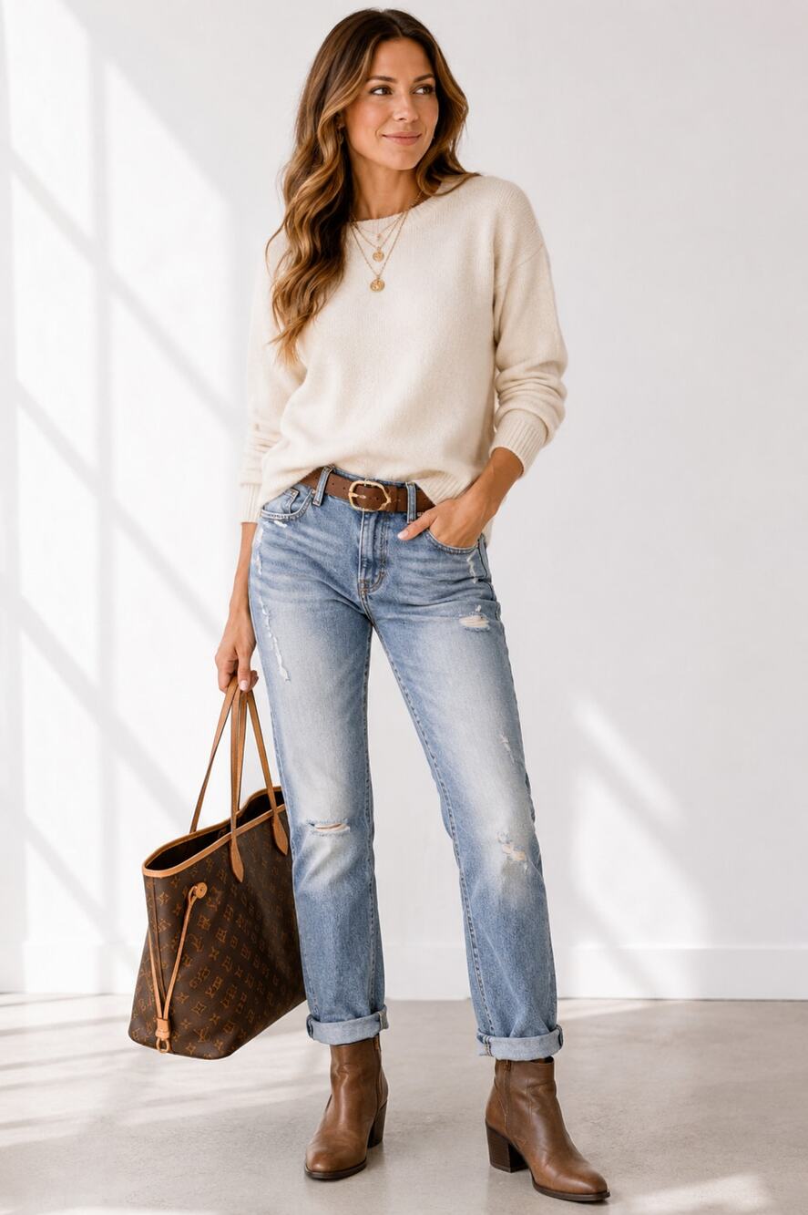 Kut from the Kloth Catherine Boyfriend Jeans Distressed Size 6 EUC